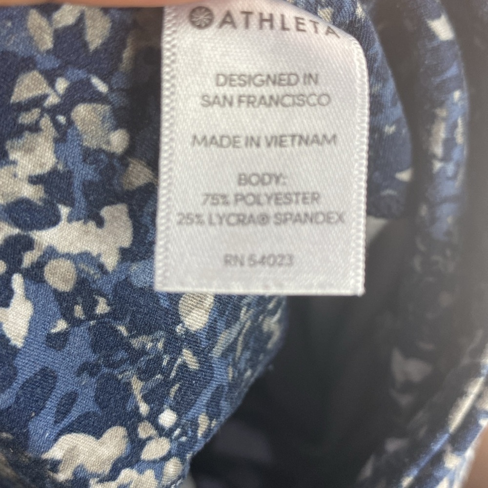 Athleta Leggings Blue&Black Small - Picture 9 of 10
